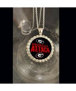 Georgia Bulldogs  football bling necklace gift boxed  nice gift - £13.29 GBP+