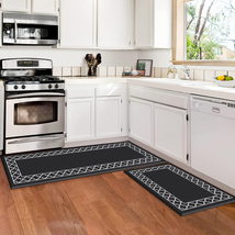 Luxstep Kitchen Mat Set of 2 anti Fatigue Mat, Non Slip Kitchen Rugs and Mats Wa - $37.85