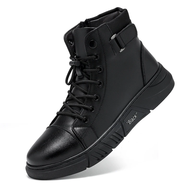 Ots comfortable platform boots men s outdoor high top leather boots fashion comfortable thumb200