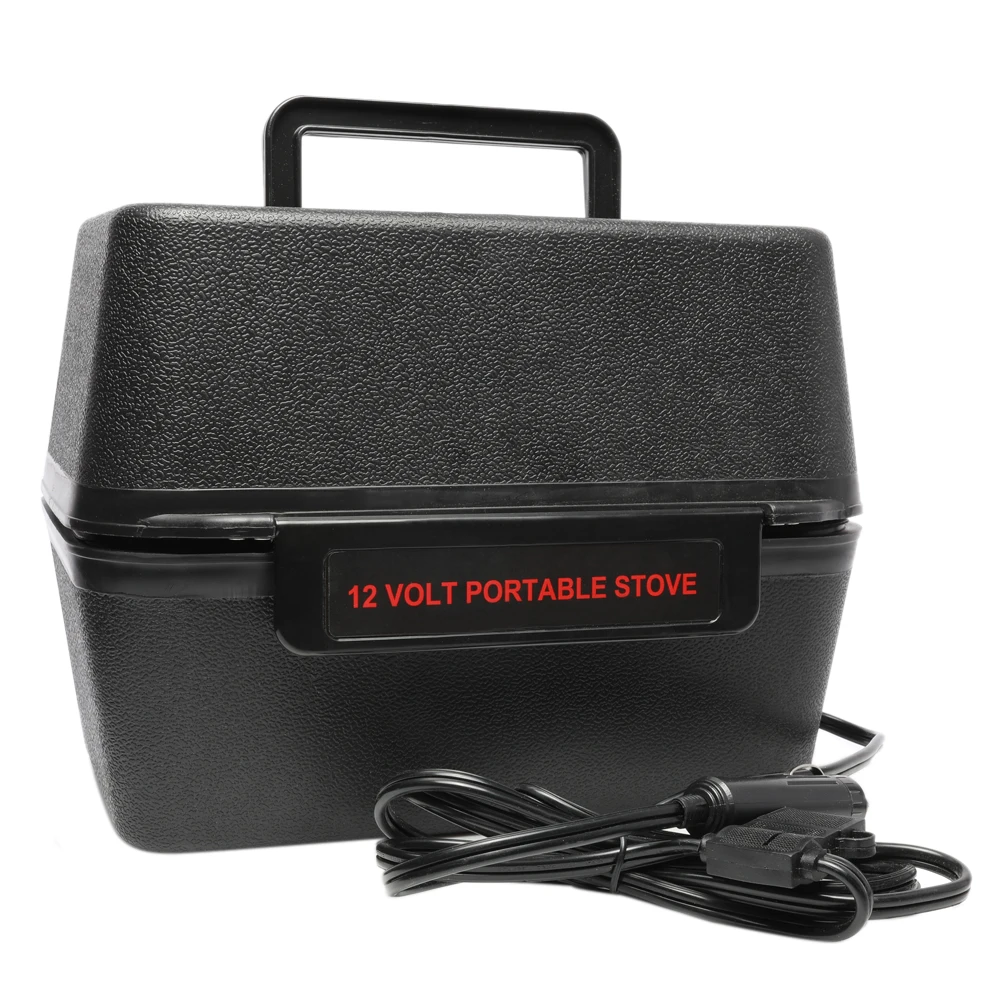 Portable Electrical Car Stove 12V Travel Camping Food Warmer Heater Lunch Box - £88.99 GBP