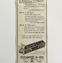 1916 Colgate Ribbon Dental Cream Advertisement Toothpaste DWMYC1 - $19.99