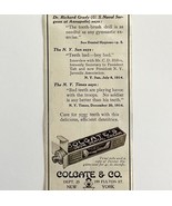 1916 Colgate Ribbon Dental Cream Advertisement Toothpaste DWMYC1 - $28.05 CAD