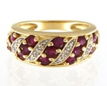 Ruby Women&#39;s Fashion Ring 14kt Yellow Gold 397724 - £278.97 GBP