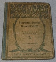 Stepping Stones to Literature  Children's Antique School Reader - £15.65 GBP
