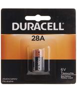 Duracell - 28A Alkaline Batteries - long lasting, 6 Volt specialty batte... - £5.08 GBP