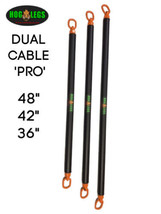 HOG LEGS Dual Cable Machine Bar PRO &#39;Live&#39; choose 36&quot;/42&quot;/48&quot; by 1.75&quot; R... - £101.19 GBP+