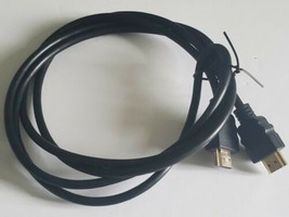 Hdmi Cable Black 2 Meters Long In Excellent Condition, Cable Hdmi De 2 Metros - $29.69