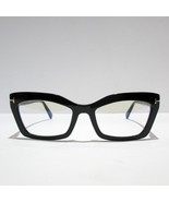 Tom Ford TF5766-B 001 Eyeglasses Women&#39;s Chunky Cat Eye Square Shiny Bla... - $255.09 CAD