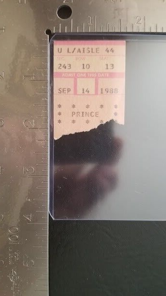 PRINCE - VINTAGE SEPTEMBER 14, 1988 MINNEAPOLIS &quot;LOVESEXY&quot; CONCERT TICKE... - $20.00