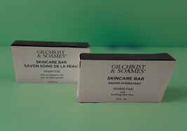 Set Of 2 TRAVEL Size Gilchrist &amp; Soames Warm Oak w/ Aloe Vera Soap  1.05 Oz - $6.79