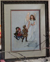 Cross Stitch 6 Vintage Artworks Guardian Angel Collection Christmas Patt... - $13.99