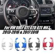 2x Paddle Shift Extend Extension Shifter For Vw Golf Gti R Gtd Gte Mk 7 Polo Gt - £14.22 GBP
