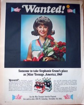 Dr. Pepper Miss Teenage America 1969 Print Magazine Advertisement 1968 - $9.99