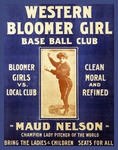 Decoration Poster.Home room art.Interior design.Bloomer girl.Baseball lady.7393 - £13.22 GBP+