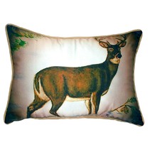 Betsy Drake Buck Small Indoor Outdoor Pillow 11x14 - £38.93 GBP