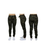 $35 Galaxy By Harvic Cotton Stretch Twill Cargo Loose Fit Joggers Green ... - $27.09 CAD