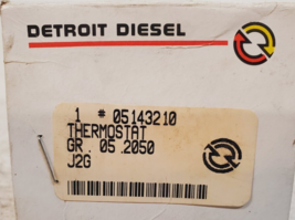 Detroit Diesel Thermostat 05143210 GR.05.2050 - $49.49