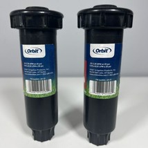 New Orbit Pro Series 4&#39; Adjustable Pattern 4&quot; Pop-Up Sprinkler 54580 Set Of 2 - £7.09 GBP