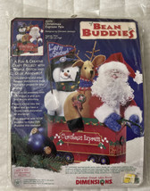 Dimensions Bean Buddies Christmas Express Pals Felt Kit 62174 New Sealed... - $22.98