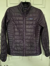 PATAGONIA Down Sweater Jacket Full Zip Purple Women’s Small 84683 - £156.59 GBP
