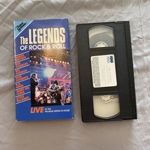The Legends Of Rock &amp; Roll (Vhs) Live At The Palaeur Arena In Rome Super Cl EAN - £4.42 GBP