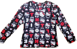 Sanrio Hello Kitty 2010 Cute Long Sleeve Fleece Pajama Soft Cozy Large New W Tag - £15.81 GBP
