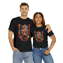 psychedelic dog psycho dog animal lover t shirt gift men and women crazy tee - £13.02 GBP+