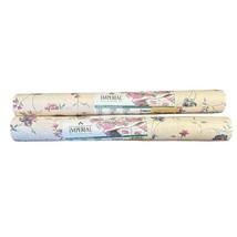 Imperial Wallpaper Vintage Floral Print 3156072 Rare 33 Ft x 20.5 In New... - $96.58