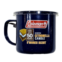 Coleman Citronella Candle S&#39;mores Scent 50 Hours 10.2oz Tin Cup Style - £15.98 GBP