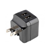 Startech USB2PACUBK 2 PORT USB WALL CHARGER (2.4A / 1A PORT) - $893.50 MXN