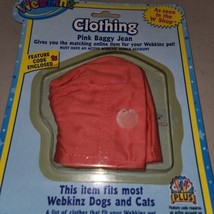 NEW Webkinz W Shop PINK BAGGY JEAN  with Code CLOTHES  - £6.88 GBP
