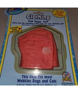 NEW Webkinz W Shop PINK BAGGY JEAN  with Code CLOTHES  - £6.94 GBP