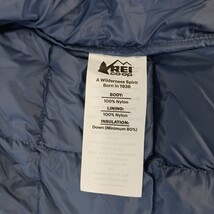 REI Co-Op Jacket Womens M Blue Down Puffer Lightweight Insulated Lined 37249-F22 image 4