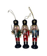 Vtg 1988 Action Industries Toy Soldiers Nutcrackers Christmas Tree Ornam... - $11.79 CAD