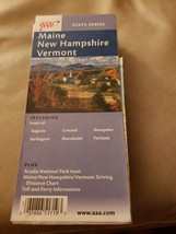 Folded map AAA 2002-2003 Maine New Hampshire Vermont  - £7.99 GBP