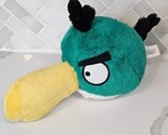 6.5&quot; Angry Birds Hal Toucan Green Bird Plush Rovio Closed Long Beak NO S... - $16.78