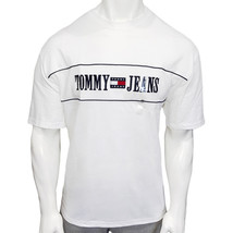 Nwt Tommy Hilfiger Msrp $64.99 Men&#39;s Embroidery Wide Shoulders Oversized T-SHIRT - £25.16 GBP