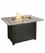 Large  Fire Pit Table Propane Stainless Steel Patio Heater Fireplace Out... - $8,911.93 MXN