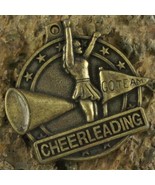 Vintage Team Sports Collectibles CROWN TROPHY CHEERLEADING Brass Medal - £11.59 GBP