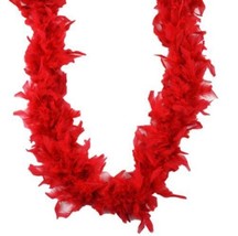 Red 70 gm 72 in 6 Ft Chandelle Feather Boa - £7.09 GBP