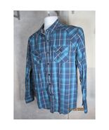 American Rag Slim Fit Plaid Long Sleeve Button Down Shirt Men Size Large... - $243.05 MXN