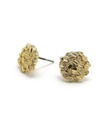 NEW COOKIE NUGGET DESIGN KNOB POST PIERCED FASHION EARRINGS - XE1211 - £11.16 GBP