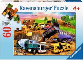 Ravensburger Trucks Construction Crowd  60 Piece Jigsaw Puzzle for Kids 4+ - £12.50 GBP