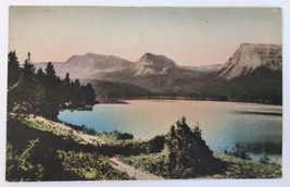 Trappers Lake Near Glenwood Springs Colorado Hand Colored Antique PC - £14.90 GBP
