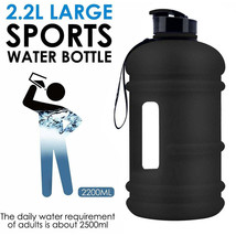 2.2L Sport Water Bottle Large Capacity Gym Training Water Jug 74oz Half Gallon P - £32.53 GBP+