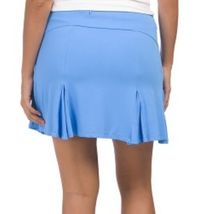 NWT G LIFESTYLE Bright Periwinkle GOLF TENNIS Godet FLOUNCE FLARE SKORT S M & L image 2