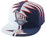 New Jersey Nets NBA Shockwave Men&#39;s Snapback Hat by Mitchell &amp; Ness - £24.56 GBP