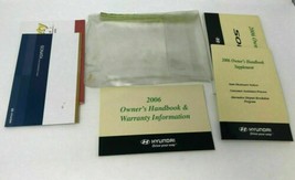 2006 Hyundai Sonata Owners Manual Case Handbook OEM C02B33023 - £10.41 GBP