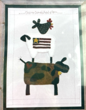 Wooden Spool Designs Quilt PATTERN 146 Old McDonald&#39;s Farm Primitive Ani... - $13.32