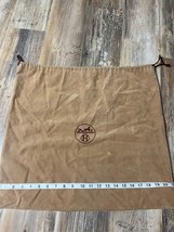 Hermes Brown Dust Bag Auth W 21 xH 19 in. Storage Drawstring Fast ship - $1,141.99 MXN